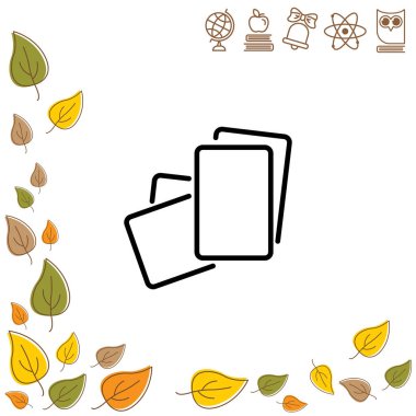 Kağıtları web simgesi