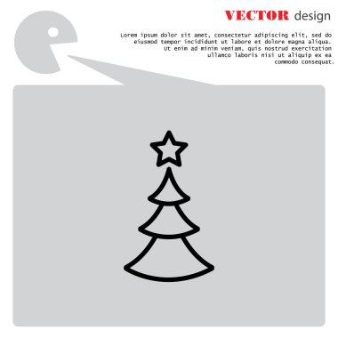 Noel ağacı web simgesi