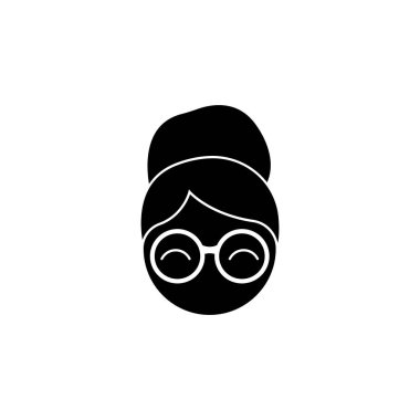 Büyükanne gözlük simgesi