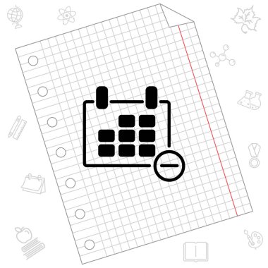 Takvim Web satırı simgesi