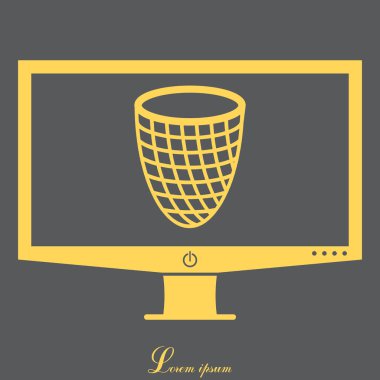 çöp kutusu simgesini