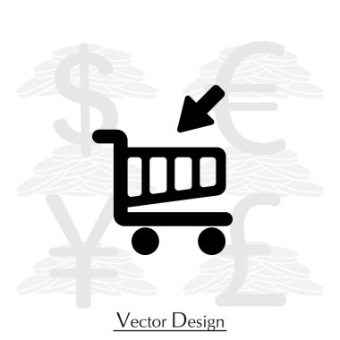 Alışveriş arabası simgesi