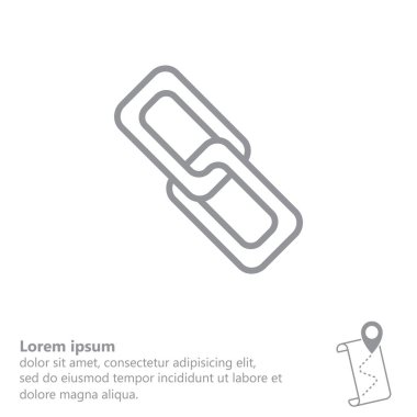 İki bağlantı simgesi