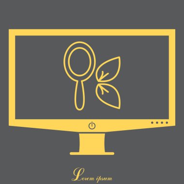 ayna satırı simgesi