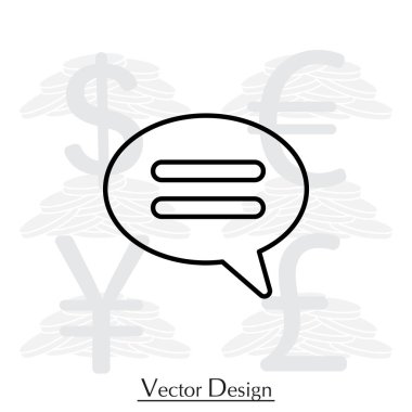 Yorum satırı simgesi