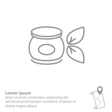 krem satırı simgesi