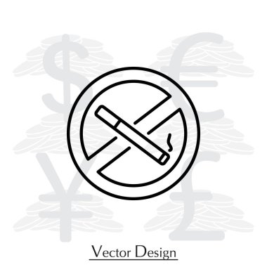 Sigara işareti yok.