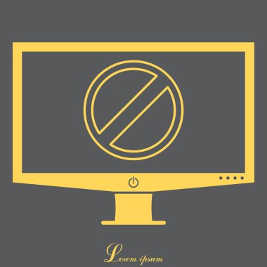 kısıtlı satırı simgesi