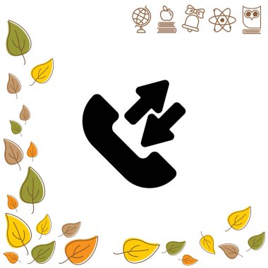  Giden arama Web simgesi