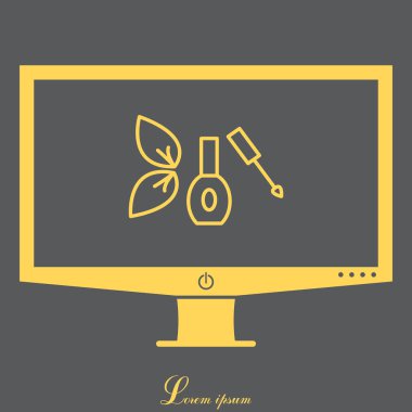 oje simgesiЛак для нігтів значок