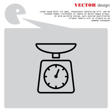 Mutfak Web simgesi ölçekler