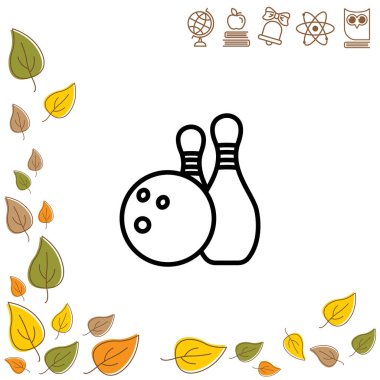 Bowling, top ve skittles