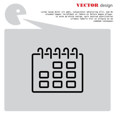 Takvim satırı simgesi