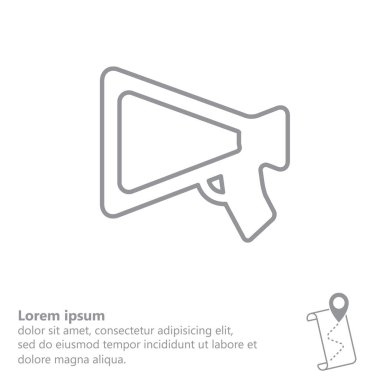 Hoparlör satırı simgesi