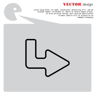 Sağ ok düz simgesi 