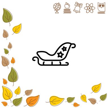 Noel Baba kızağa web simgesi