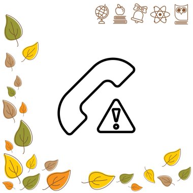 Uyarı arama web simgesi