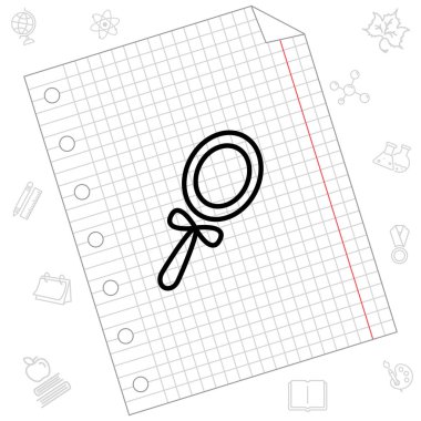 ayna satırı simgesi