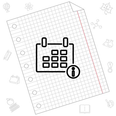 Takvim satırı simgesi