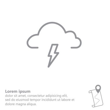 hava fırtına simgesi