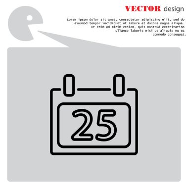 Takvim satırı simgesi