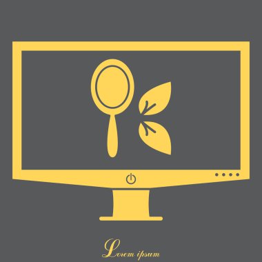 ayna satırı simgesi