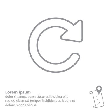 Sembol illüstrasyon Yenile