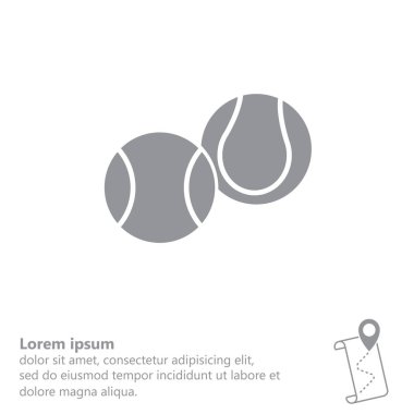 Tenis topları simgesi