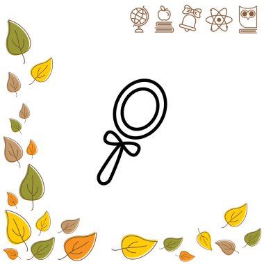 ayna satırı simgesi