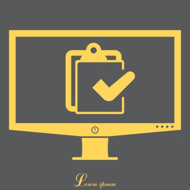 Denetim listesi satırı simgesi