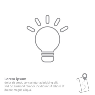 Ampul satırı simgesi