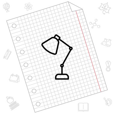 Masa lambası simgesi