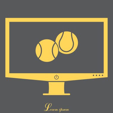 Tenis topları simgesi