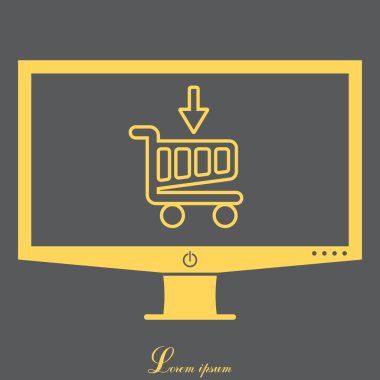 Alışveriş arabası simgesi