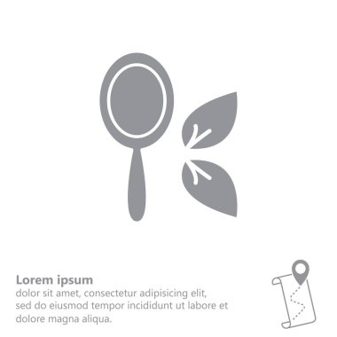 ayna satırı simgesi