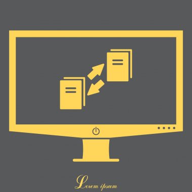 veri transferi web simgesi