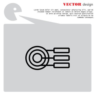 Yuvarlak diyagramları simgesi