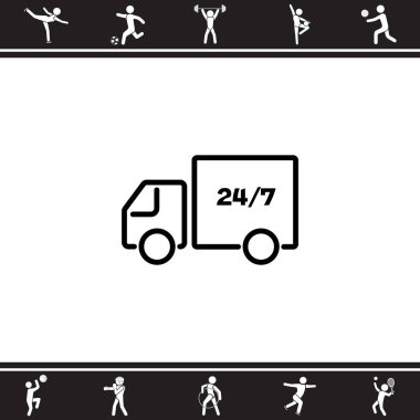 Saat nakliye simgesi