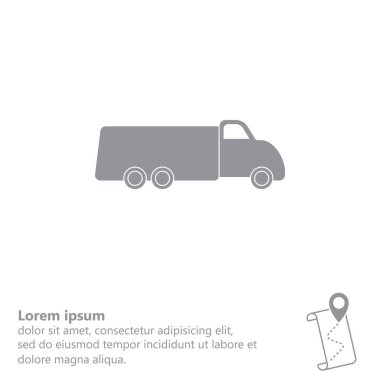 kamyon satırı simgesi