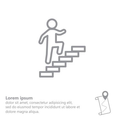 Merdiven sembolü kadar yürümek