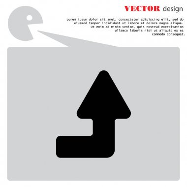 Düz simgesini sağ yukarı ok