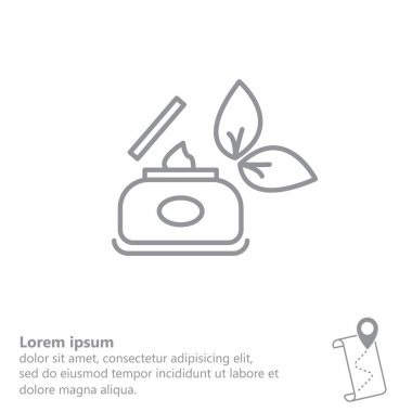 krem satırı simgesi