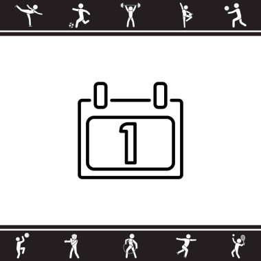 Takvim satırı simgesi