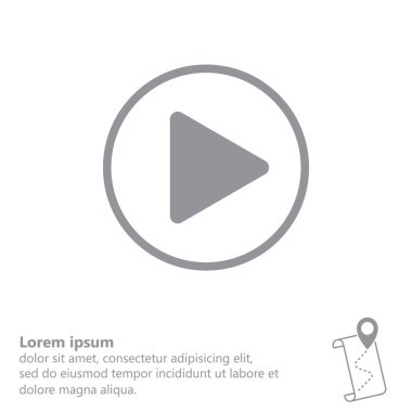 düğme web simgesi oynamak