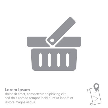 Alışveriş sepeti simgesi