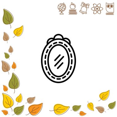 ayna satırı simgesi