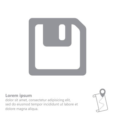 disket satırı simgesi