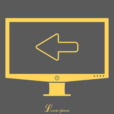 sol satırı simgesi