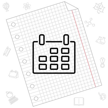 Takvim satırı simgesi