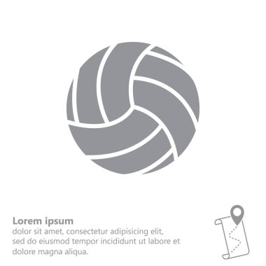 Voleybol topu web simgesi